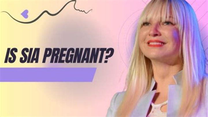 Is Sia Pregnant? The Singer Was Alleged to Have Been Spotted With a