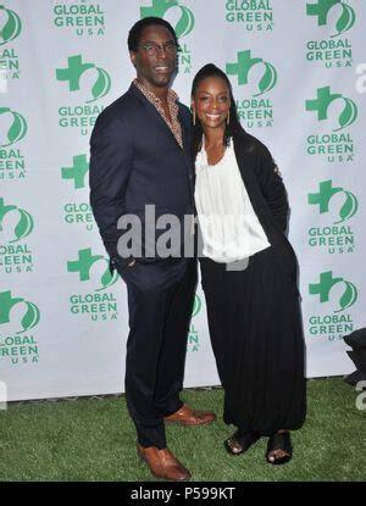 Isaiah Washington and wife attends Global Green USA s Millennium Awards