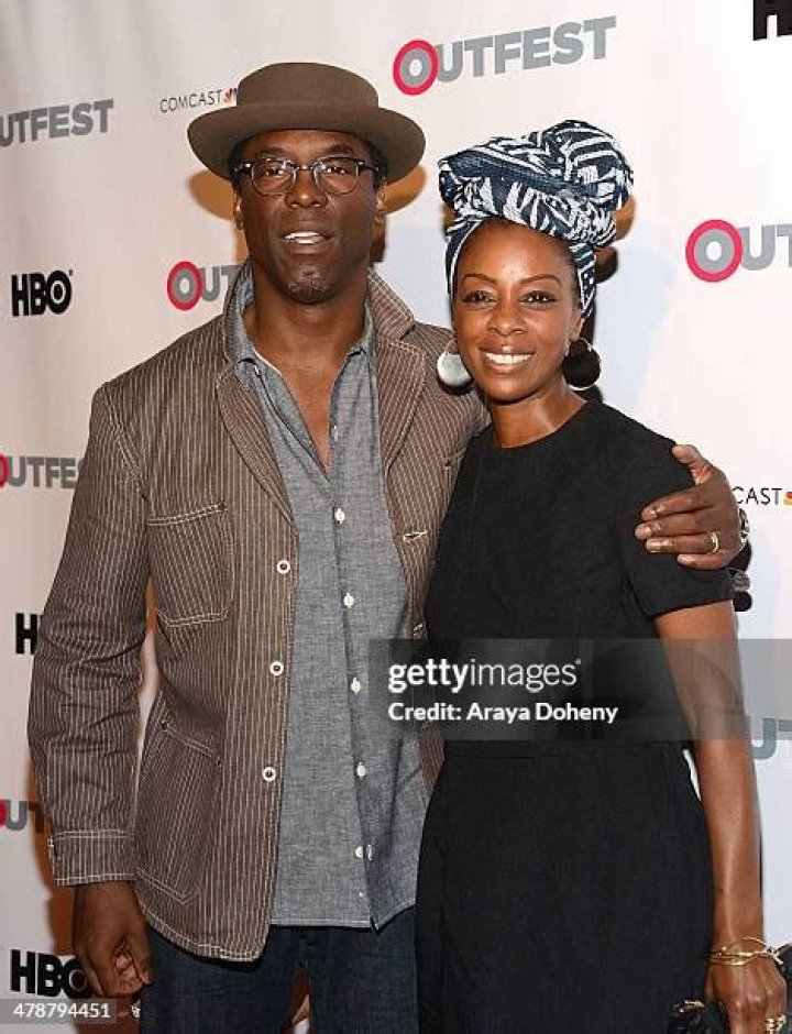 Isaiah Washington and wife Jenisa Marie Washington at The 33rd Annual