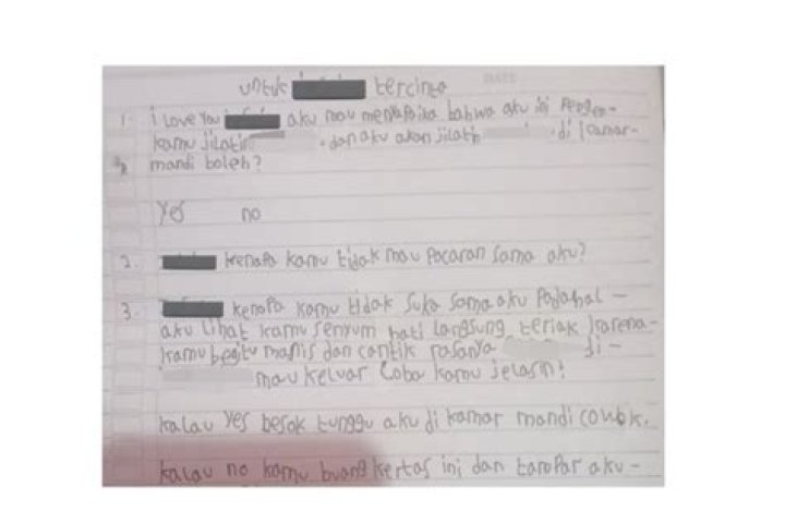 ISI LENGKAP Surat Cinta Anak SD Yang Viral di Twitter Uncensored Dan