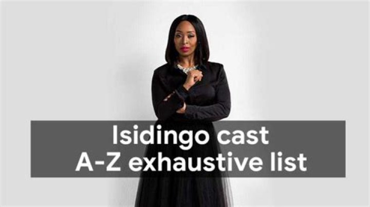 Isidingo Cast A Comprehensive List of The Actors and Crew in 2024