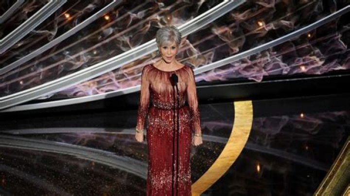 Jane Fonda shows off her youthful figure in Balmain jumpsuit at Grammy