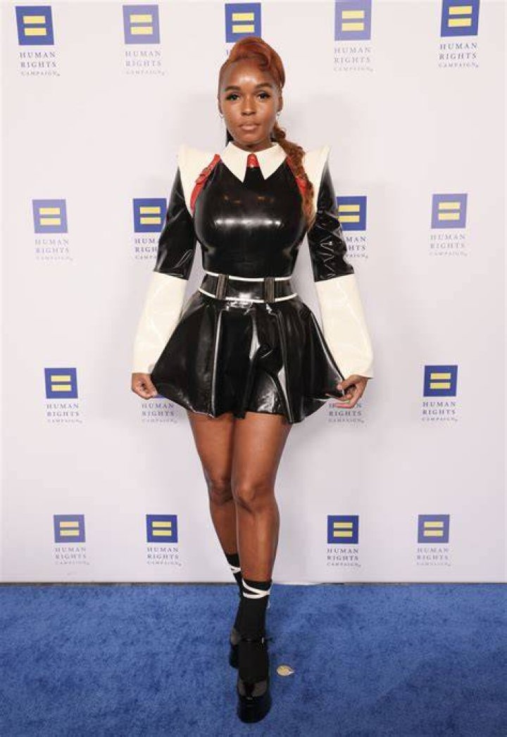 Janelle Mon&aacute;e Wore Dead Lotus Couture Catsuit Live With Kelly & Ryan