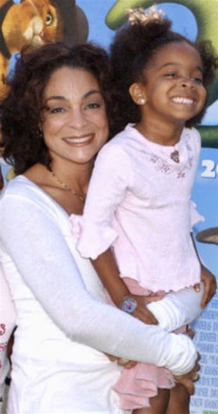 Jasmine Guy with daughter, Imani, at the premiere of Shrek in 2004