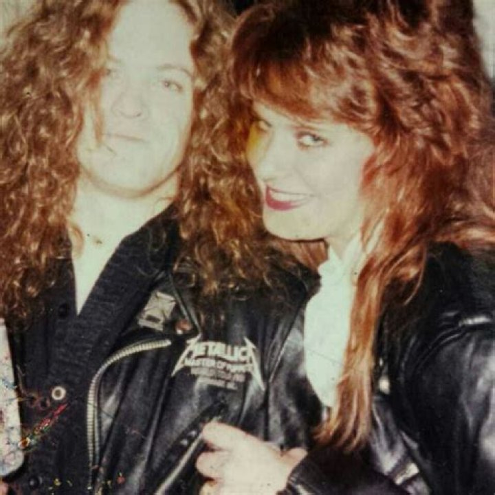 Jason Newsted and first wife Judy Talbert, 1989 Jason newsted