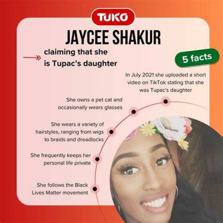 Jaycee Shakur Wiki (Daughter of Rapper Tupac Shakur) Age, Biography