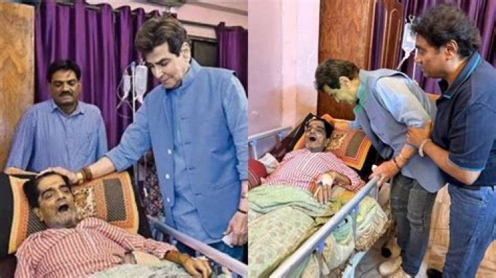 Jeetendra, Johnny Lever and Sachin Pilgaonkar meet Jr Mehmood, fulfill