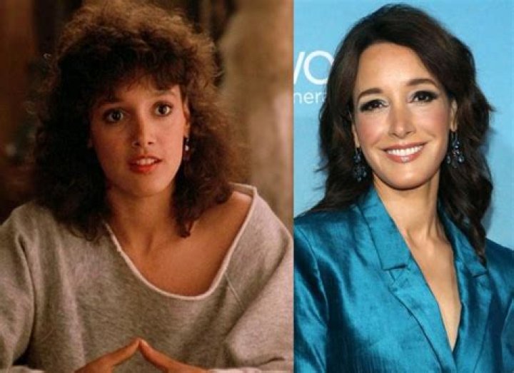 Jennifer Beals , 1983 in Flashdance on Left, and on Right Jennifer
