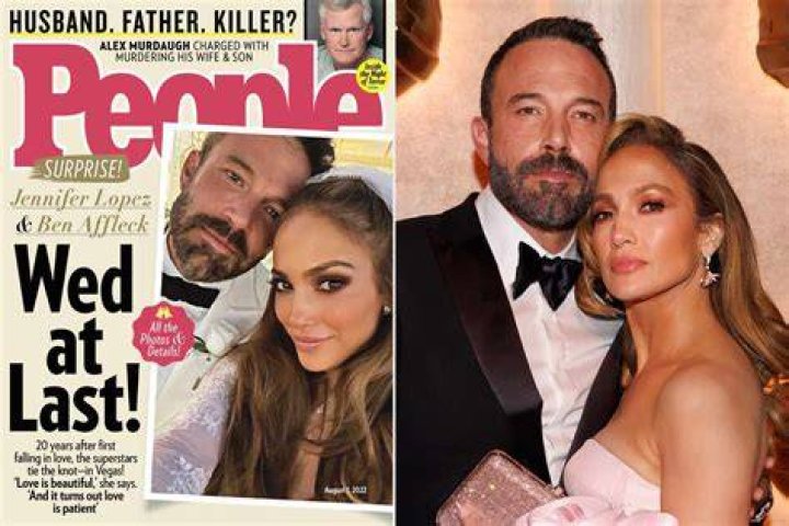 Jennifer Lopez marries Ben Affleck in wedding dress from 'old movie'