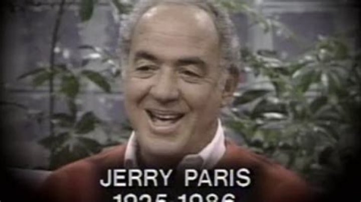 Jerry Paris was my friend. Here is our tribute to him. YouTube