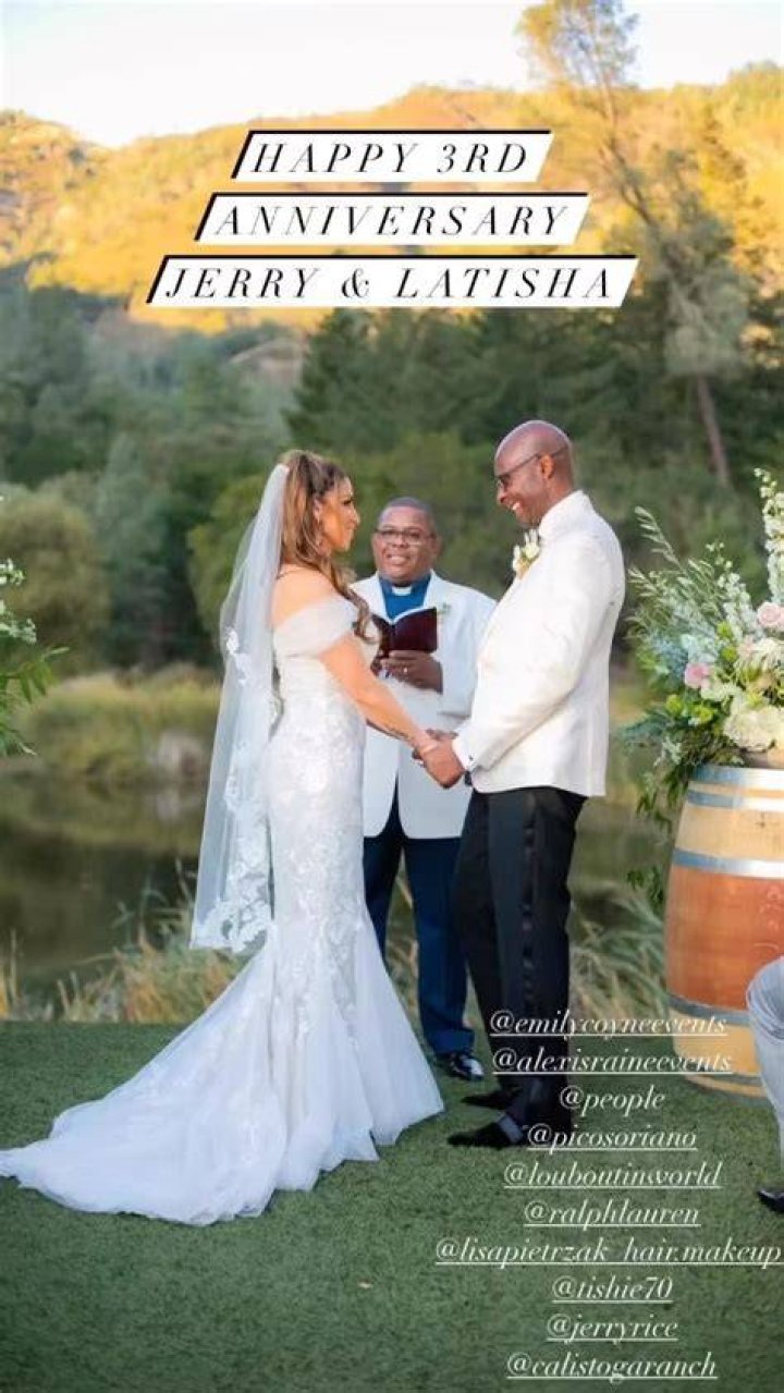 Jerry Rice Marries Latisha Pelayo