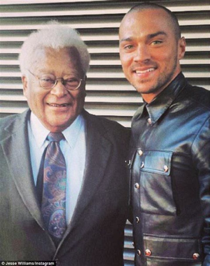 Jesse Williams and his father Hair straightening iron, Dark skin