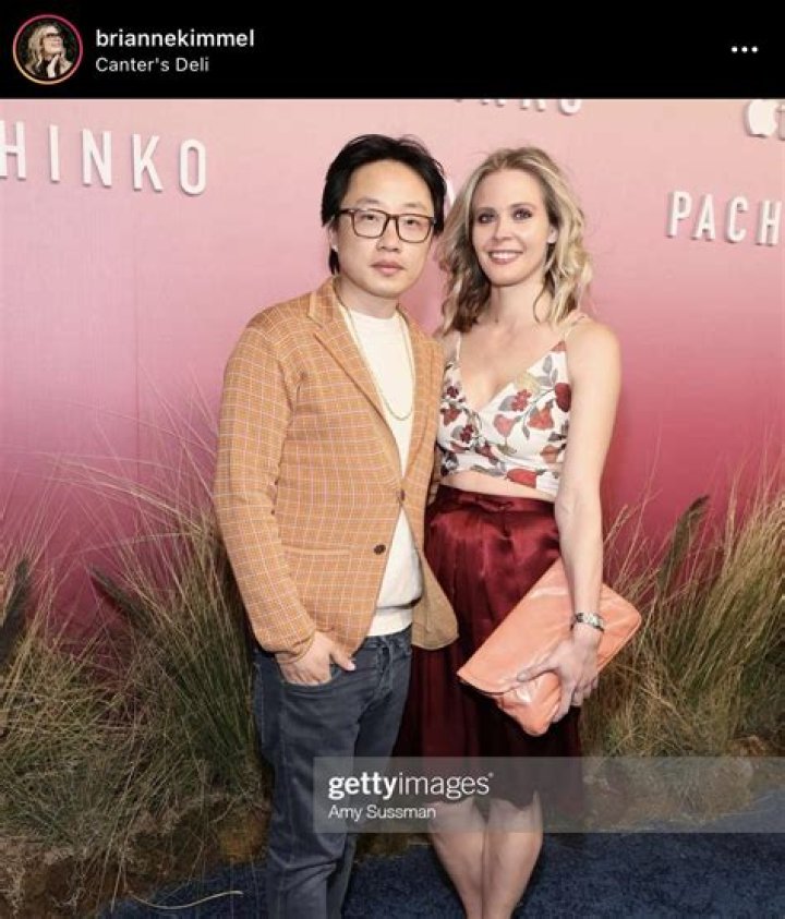 Jimmy O. Yang and Brianne Kimmel. Just found out they’re dating. Good