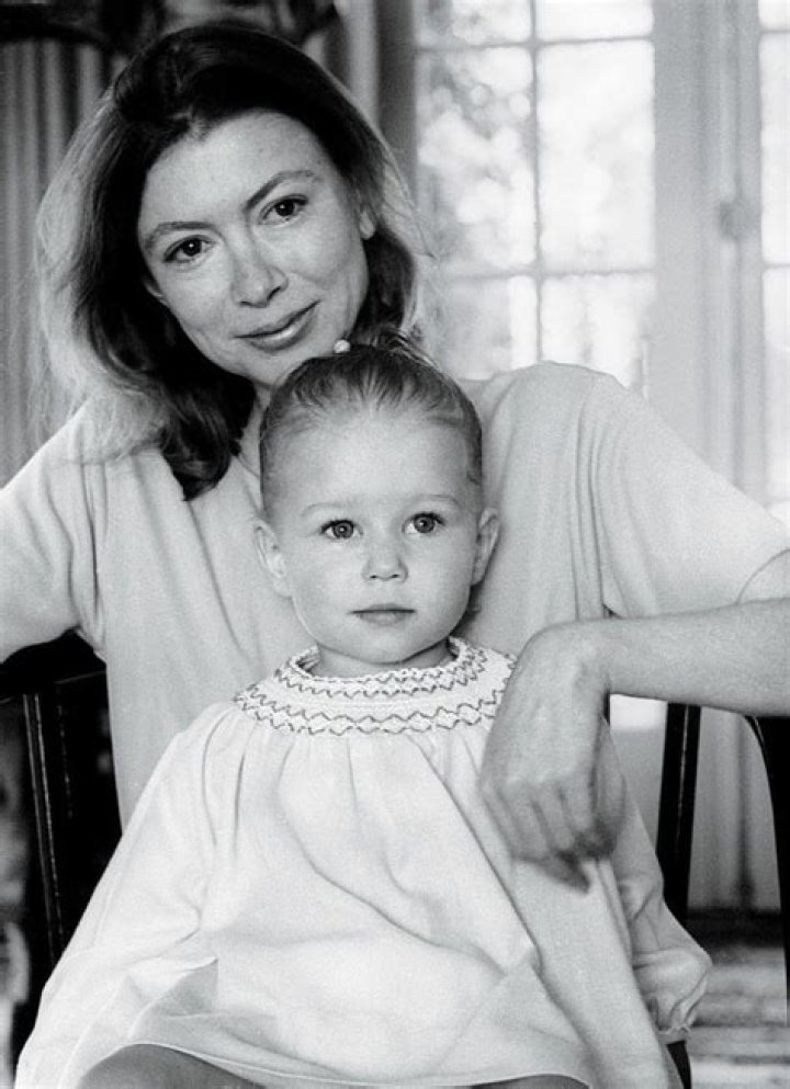 Joan Didion and her daughter Quintana Roo as a little girl Mother And