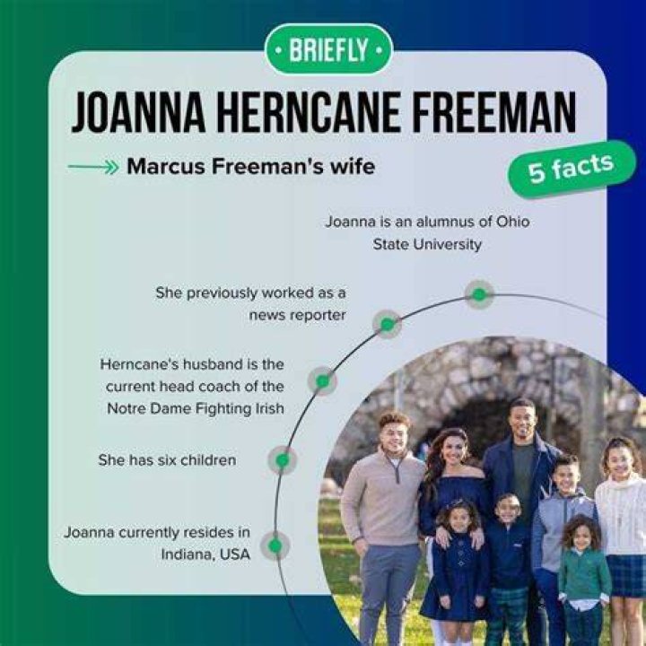 Joanna Freeman biography Meet Marcus Freeman's wife