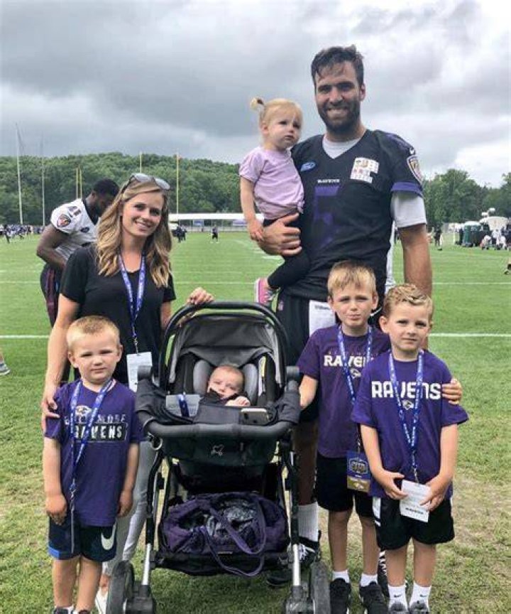 Joe Flacco and his wife Dana