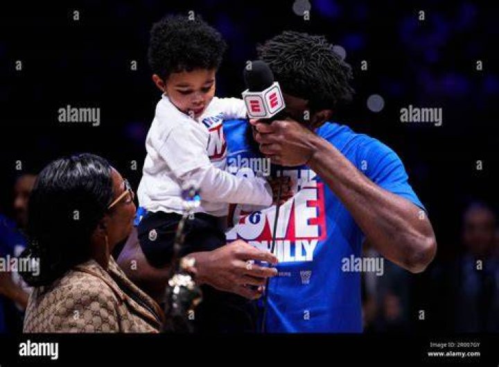 Joel Embiid Christine Embiid Editorial Stock Photo Stock Image