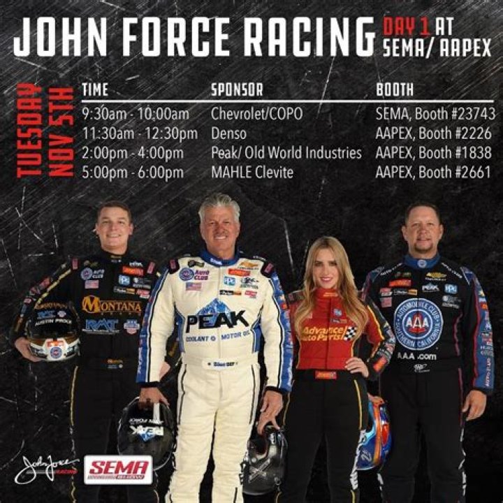 john force racing John Force and his three beautiful dragracing
