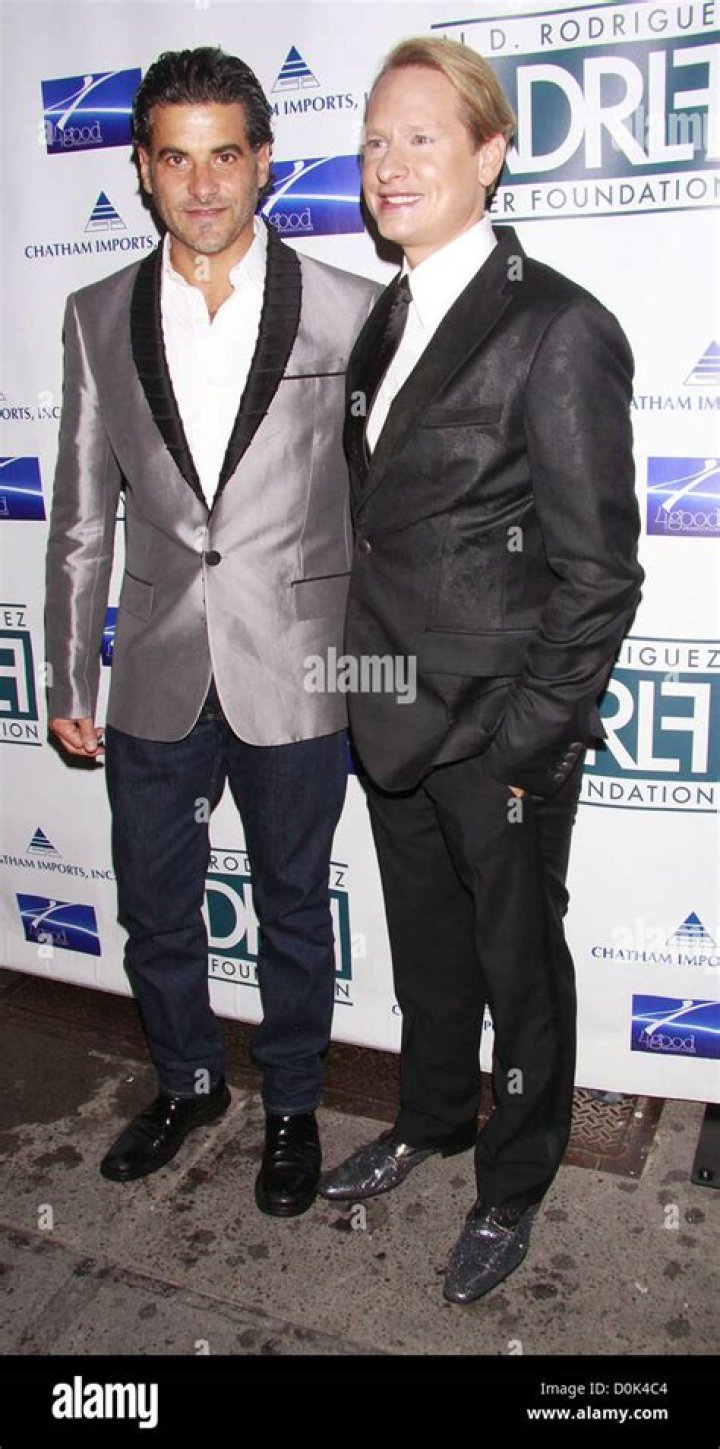 John Guerrera and his partner Carson Kressley The first 'Broadway Takes