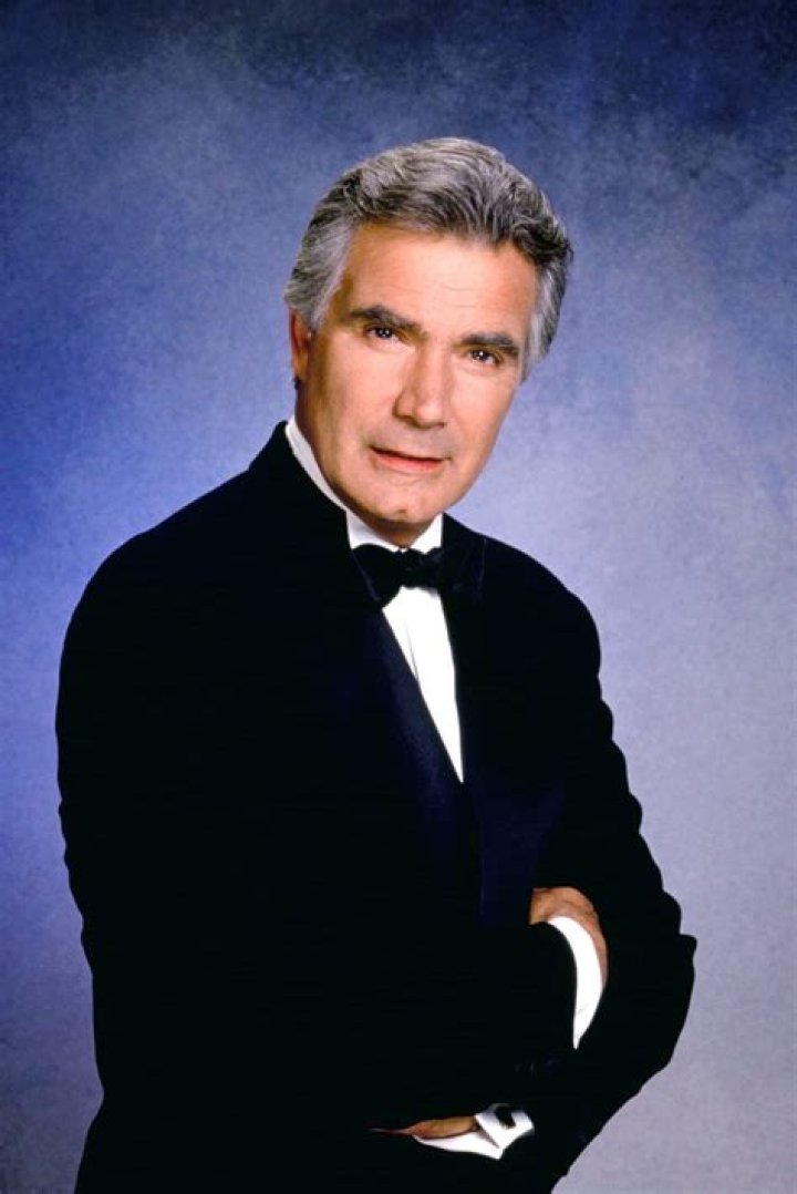 John McCook from The Bold and the Beautiful is posing here with his