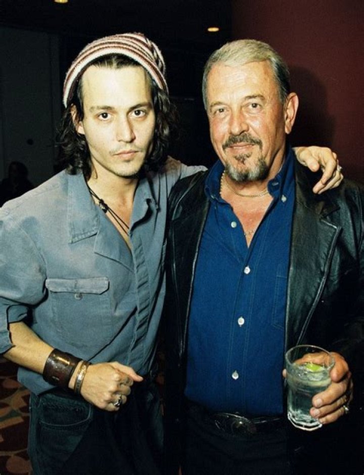 Johnny Depp with his dad John Depp. J.D. LUV Pinterest Johnny
