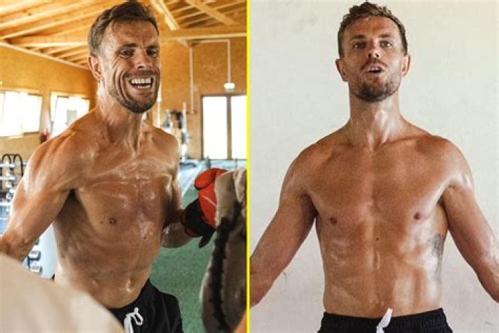 Jordan Henderson channels inner Anthony Joshua as he throws punches in