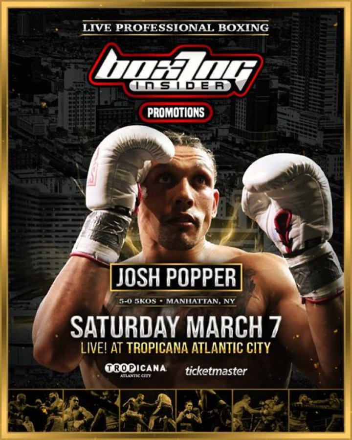 Josh Popper Giving Boxing Training to his student Josh Popper Giving Boxing Training to his student