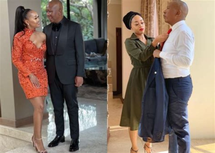 Julius Malema Celebrates 8th Marriage Anniversary With Wife, Shares