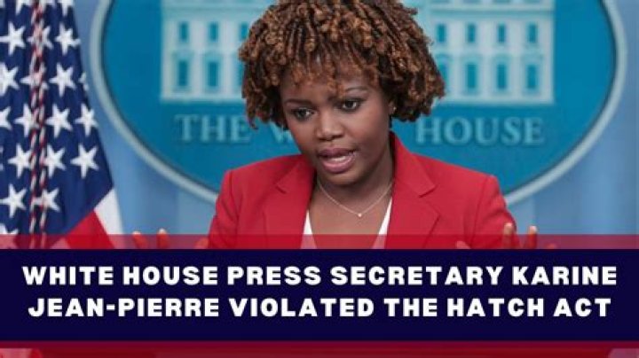 Karine JeanPierre violated Hatch Act with 'MAGA' remarks, watchdog
