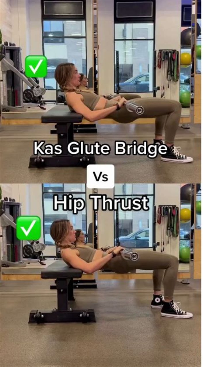 KAS GLUTE BRIDGE VS. HIP THRUST in 2022 Glute bridge, Glutes, Fitness