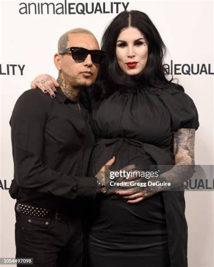 Kat Von D and Husband Leafar Seyer Son Leafar
