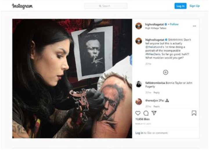 Kat Von D Tattoo Lawsuit Appears Headed to a Jury Copyright Lately