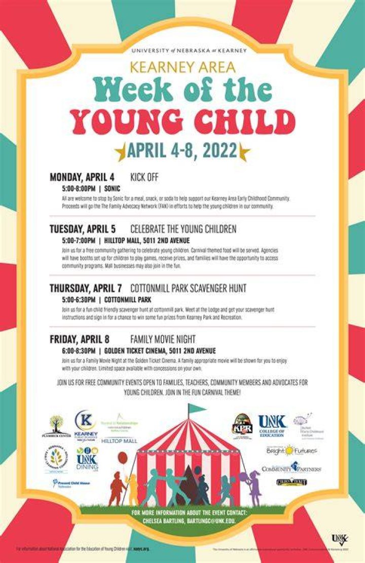 Kearney Area Week of the Young Child events scheduled for April 48