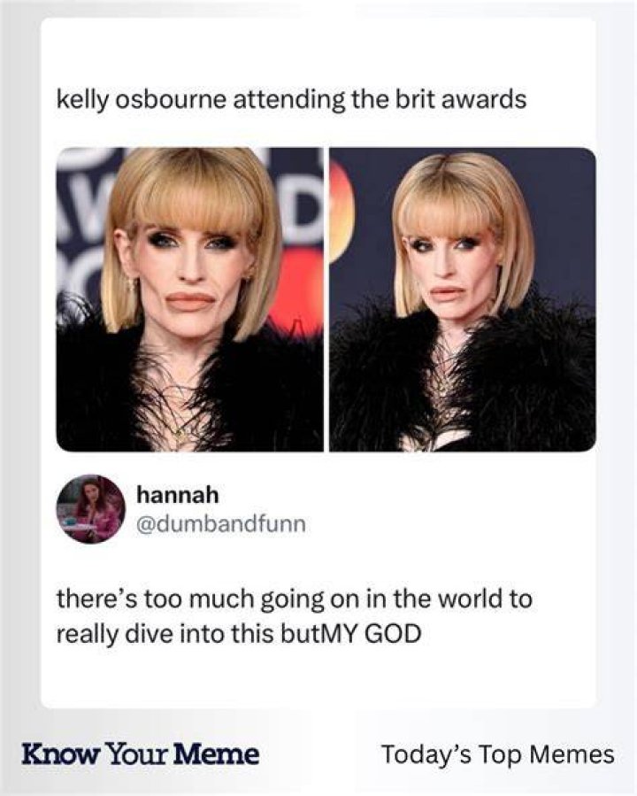 Kelly Osbourne Posts Hilarious Meme of Bernie Sanders with a Throwback