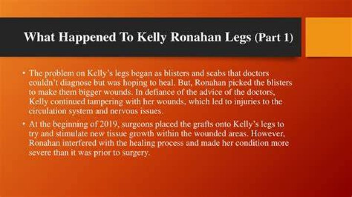 Kelly Ronahan Legs Timeline Journey