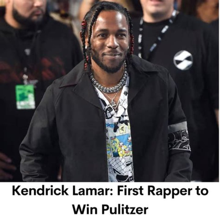 Kendrick Lamar first rapper to win Pulitzer Prize for music