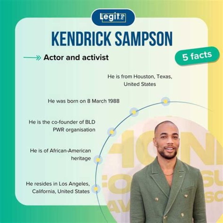 Kendrick Sampson Ethnicity of Celebs