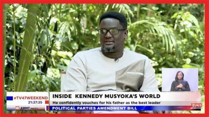 KENNEDY MUSYOKA Kenyans are safe in my father Kalonzo Musyoka's hands