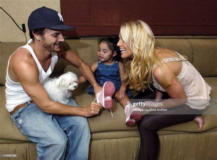Kevin Federline, Kori Madison Federline and Kaleb Federline. Kevin