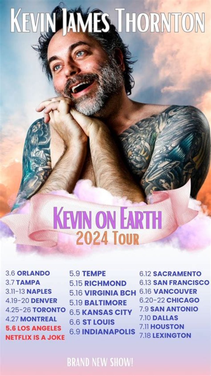 Kevin James tour 2023 Where to buy tickets, prices, dates