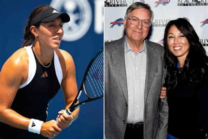 Kim Pegula with father Ralph Kerr Kim Pegula with father Ralph Kerr