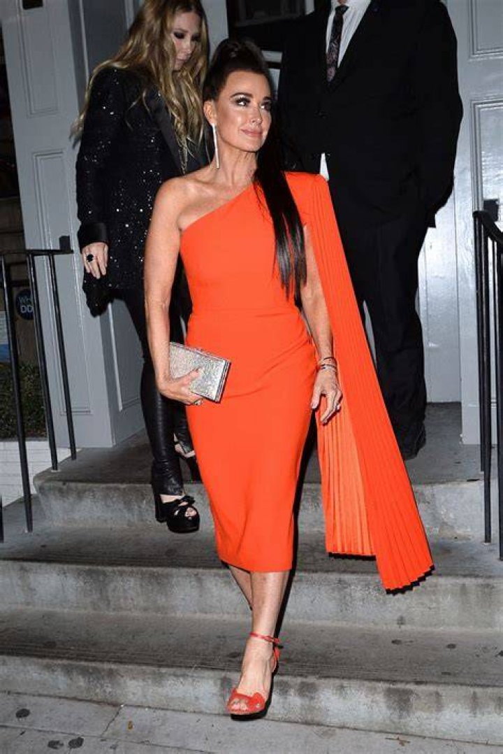 KYLE RICHARDS Arrives at The Real Housewives of Beverly Hills in West