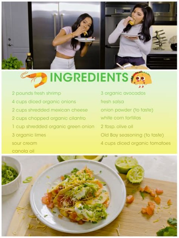 Kylie Jenner Shrimp Taco Recipe Famous & Delicious! Blend of Bites