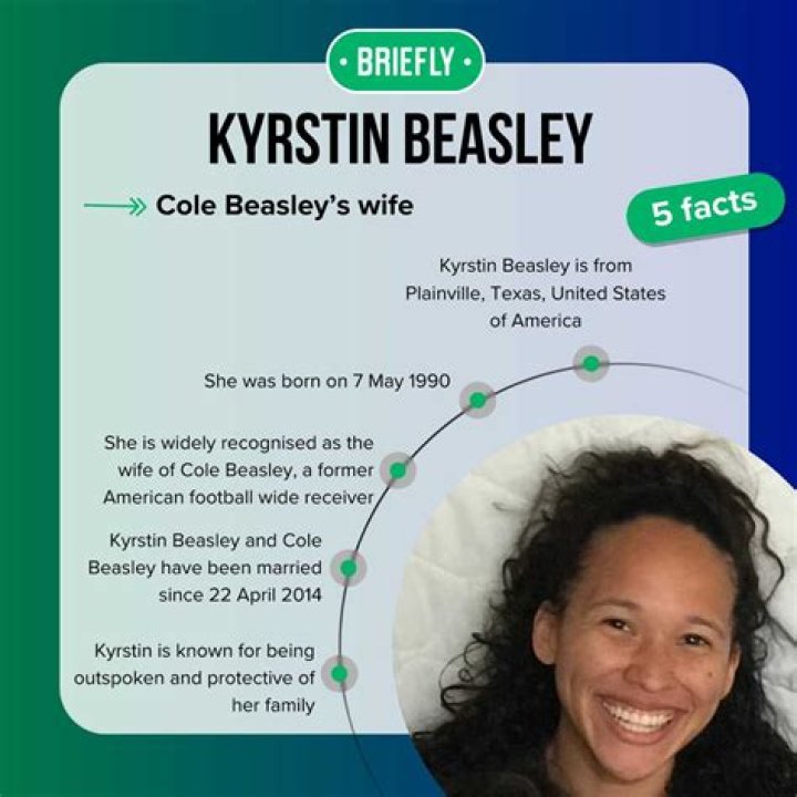 Kyrstin Beasley NFL Cole Beasley's Wife (Bio, Wiki)