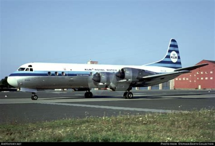 L188 Electra Klm royal dutch airlines, Lockheed electra, Lockheed