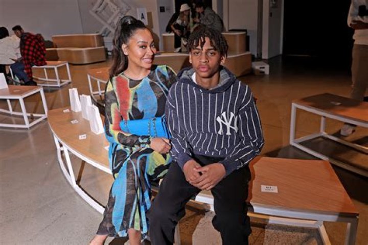 La La Anthony&rsquo;s Son Kiyan, 15, Towers Over Her As She Rocks Cutout Crop