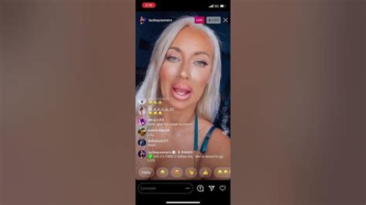 Laci Kay Somers Instagram Live Stream 6 February 2020 IG LIVE's TV