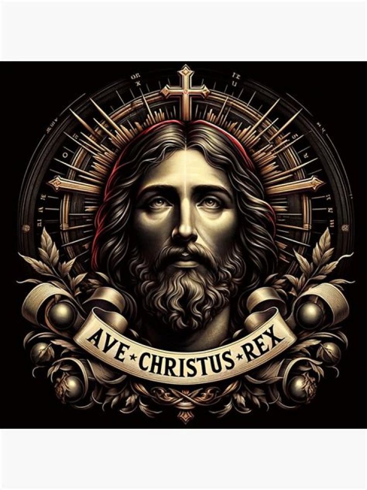 Large 4 Ave Christus Rex Sticker Etsy