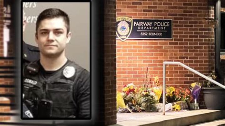 Last respects paid to fallen Fairway Ofc. Jonah Oswald at visitation