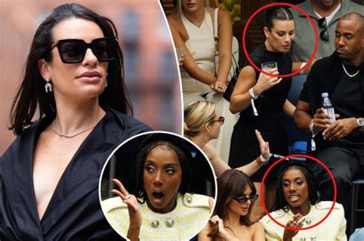 Lea Michele awkwardly sat behind Ziwe Fumudoh at US Open after 'racism